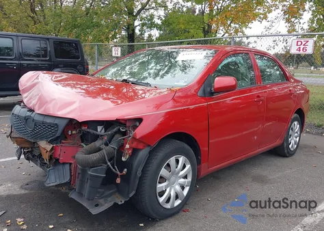 2010 Toyota Corolla Le из США, поврежденный, VIN 2T1BU4EE7AC241277